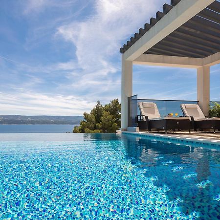 Luxury Seafront Villa With Heated Pool, Jacuzzi, Sea View, 150 M From Beach Stanici Exteriér fotografie